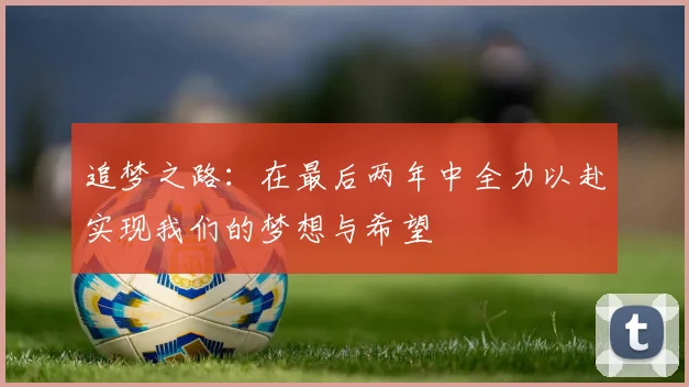 追梦之路：在最后两年中全力以赴实现我们的梦想与希望